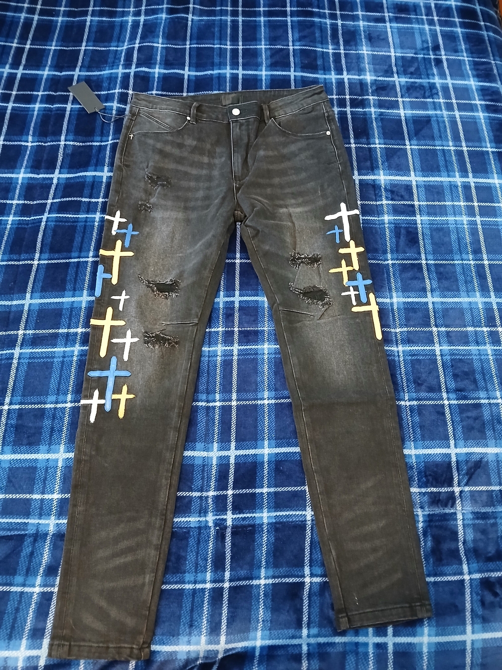 RTA Jeans W Cross Embellishments
